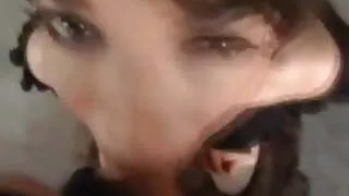 Hardcore blowjob and facial