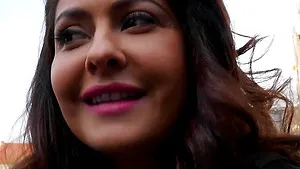 Busty brunette MILF Mariskax gets herself a big black cock to fuck