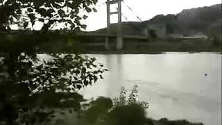 Nasty wife dogging outside !