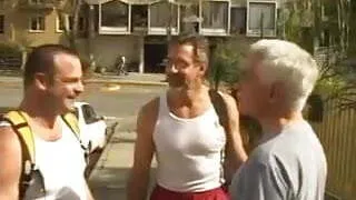 Hot daddy 3some