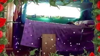 african girl playing with herself