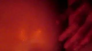 fucking my oiled-up ass with a dildo doggy style - close up