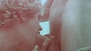 Hot vintage threesome scene between 3 hot and horny guys.