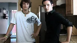 Two broke college boys get paid to suck cock.