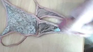 Cumming my girlfriend panties