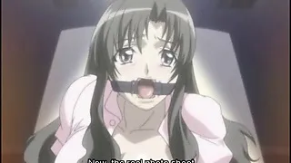 Bondage hentai nurse with gagging sucking dick and swallowin