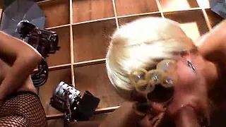 Blond babe Helly Mae Hellfire riding a huge cock