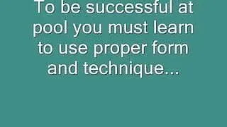 Learn How to Play Pool Billiards 