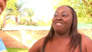 BBW Madd Ass loves bouncing on a throbbing big black cock