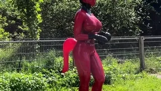 Latex outdoor sex