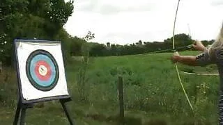 Bex, Debz & Charlotte in Strip Archery 1