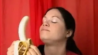 Independent Teen brunette girl toying pussy outdoor