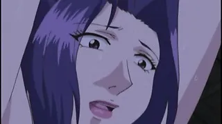 Tied up Japanese hentai with bigboobs gets her ass filled up