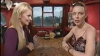 Kylie kissing Gerri!!!