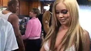 Busty Blonde Alicia Interracial Banging