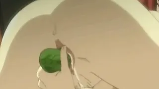 Bondage Japanese hentai with bigboobs gets roped hitting her