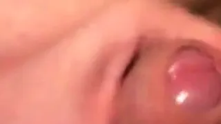 Uncut Foreskin Fun with Cum Close Up