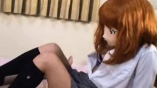 Close up Asian sex scene with cunt around her dick