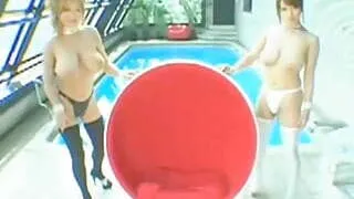 2 hot asians teasing