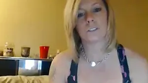 Hot babe strips off her underwear then masturbates and fucked her shaved pussy