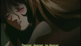 Hentai brutally threesome fucked in the toilet