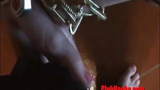 HOT wax and ice at the same time on a luscious MILF body