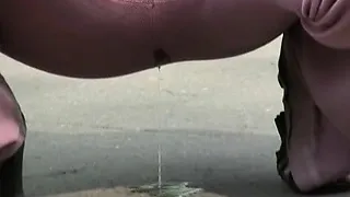 Peeing through pants is easy and pleasant