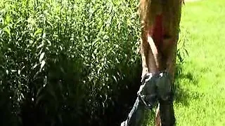 Street report of jeans pissing failure