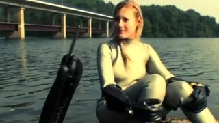 Beautiful fetish bottom actions with latex and bdsm