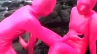 Beautiful fetish bottom actions with latex and bdsm