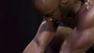 Race uses his hoodie's drawstring to harness Brian's balls