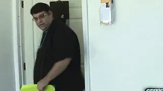 While donating his sperm a hot college boy gets jerked off