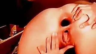 Hotkinkyjo anal bead, dildo and gape!