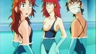 Muscular hentai monster hard fight