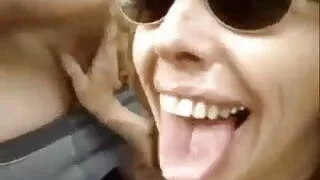 slut sucks cocks in the forest