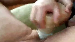 Wife fuck husband with a big dildo