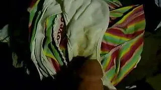 jerking off and cumming to 25yr old dirty panties