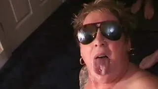 Spunk on her face! Rona takes some more. Next Please!!