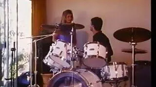 drummer girl .vintage