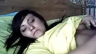 cute Danni reveals boobs on webcam