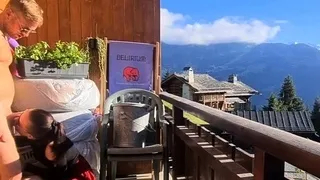 Public Flashing Gardener Gets BDSM Surprise