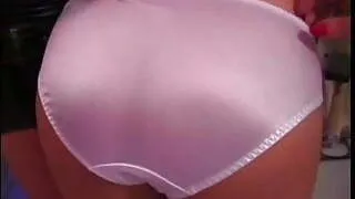 Satin panty punishment