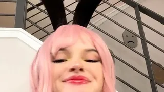 Gaping ass fisted by a solo playing babe