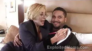 60yr Old Granny in Amateur Interracial Video