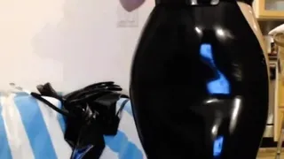 Amateur blondie solo anal masturbation