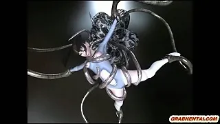 3d hentai monster brutally fucked hard