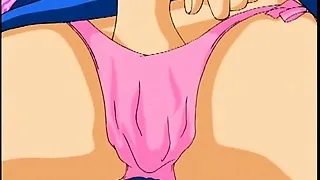 Schoolgirl hentai self masturbating and dildoing her