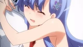 Sweet anime in stockings having sex
