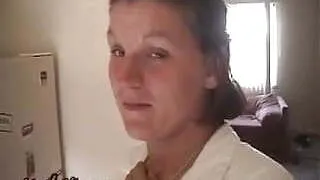 5 months pregnant trailer park chick gets creampied.