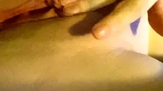 Pussy toying busty high heeled stunner solo pov masturbation